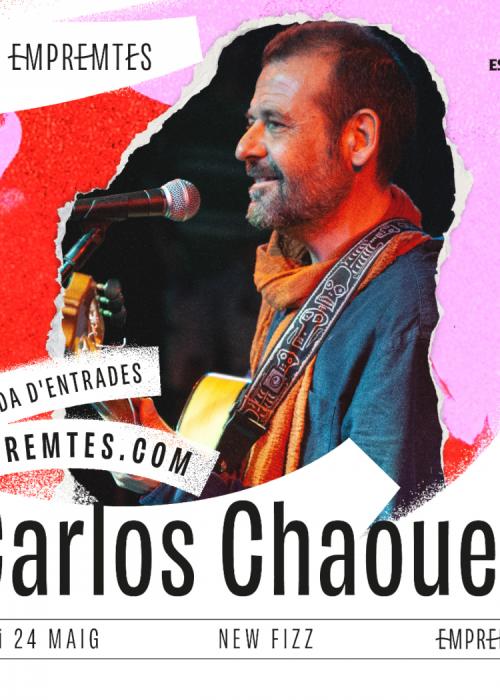 Cartel de Concierto de Carlos Chaouen en Barcelona