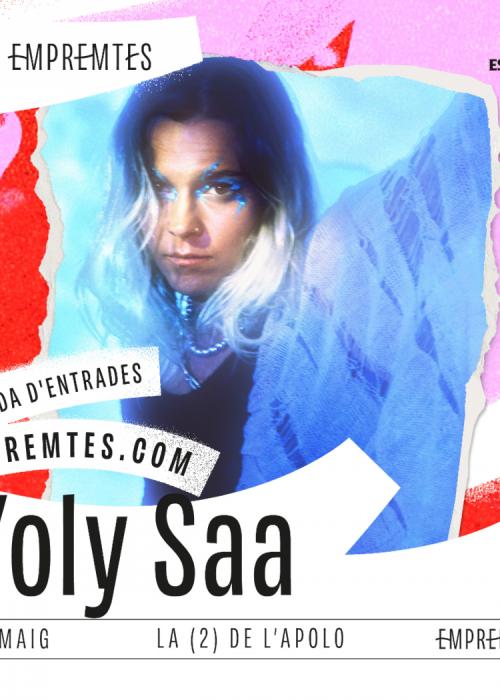 Cartel de Concierto de Yoly Saa en Barcelona