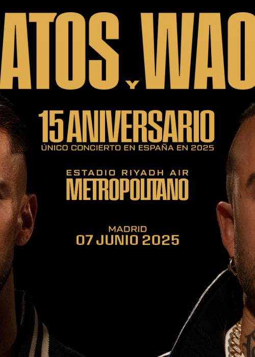 Cartel de Concierto de Natos y Waor en Madrid