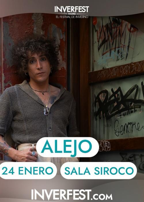 Cartel de Concierto de Alejo en Madrid