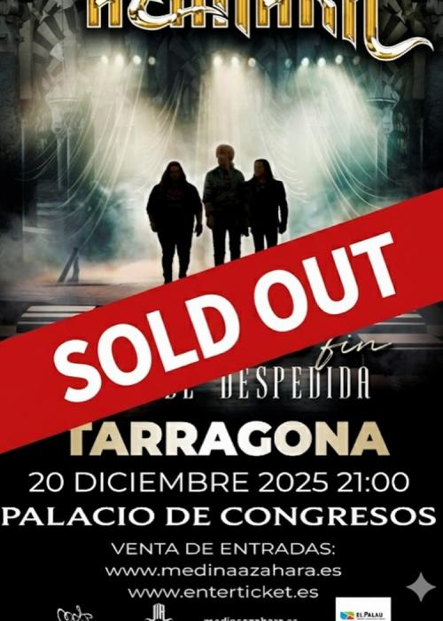 Cartel de Concierto de Medina Azahara en Tarragona