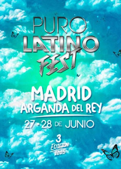 Cartel de Puro Latino Madrid Fest 2025