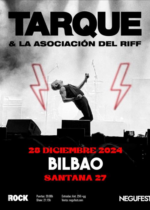 Cartel de Concierto de Carlos Tarque Bilbao