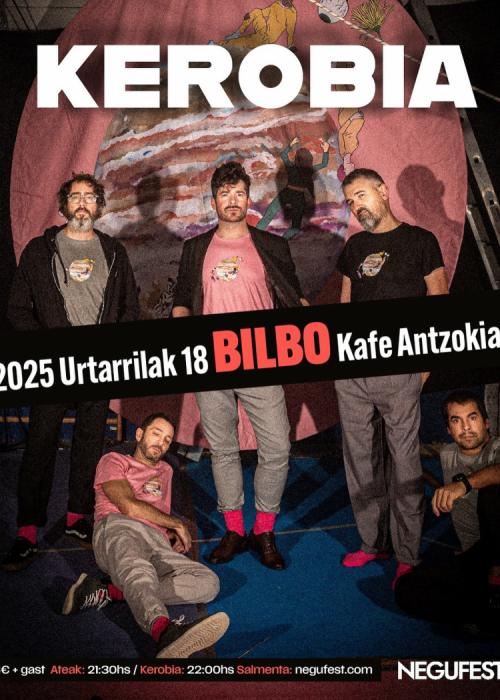 Cartel de Concierto de Kerobia en Bilbao