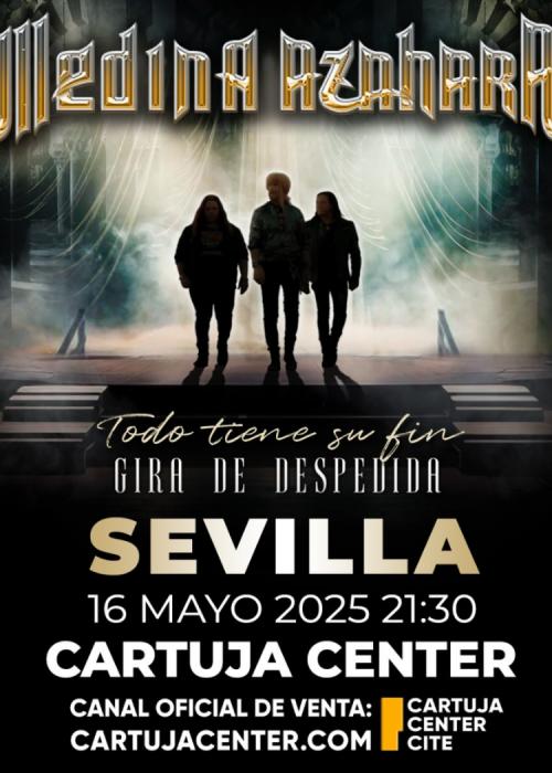 Cartel de Concierto de Medina Azahara en Sevilla
