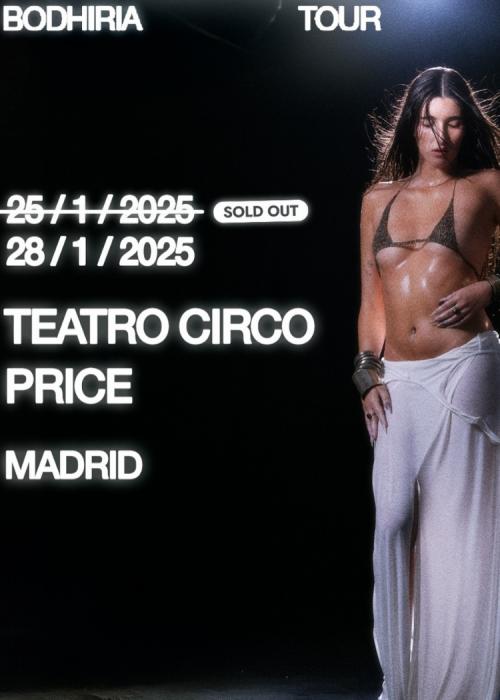 Cartel de Concierto de Judeline en Madrid