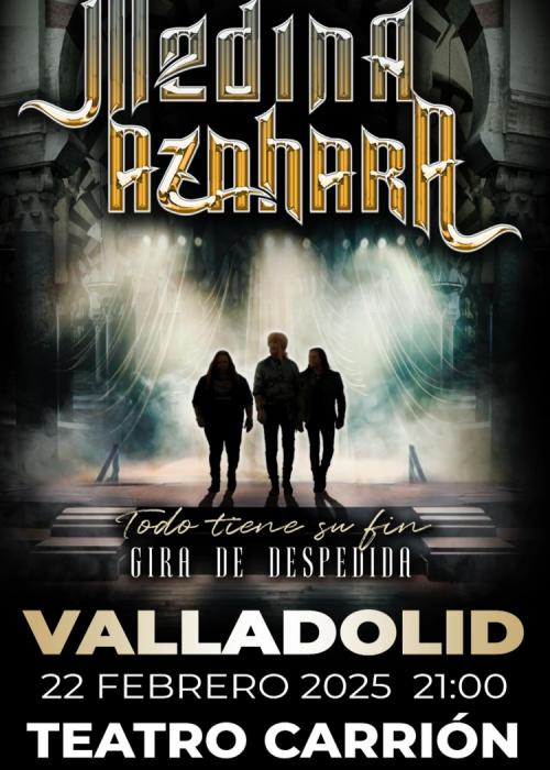 Cartel de Concierto de Medina Azahara en Valladolid