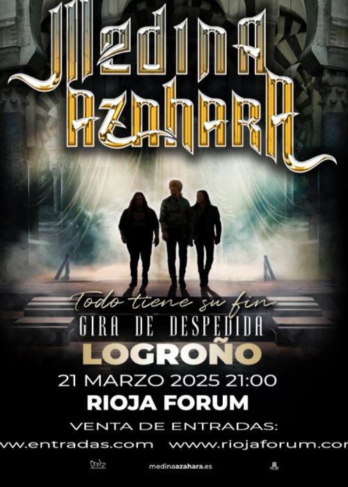 Cartel de Concierto de Medina Azahara en Logroño