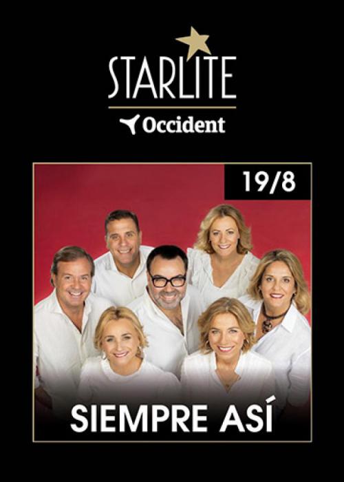 Cartel de Concierto de Siempre Así en Marbella