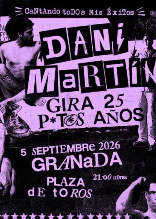 Cartel de Concierto de Dani Martín en Granada
