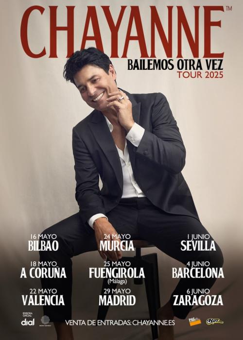 Cartel de Concierto de Chayanne en Sevilla