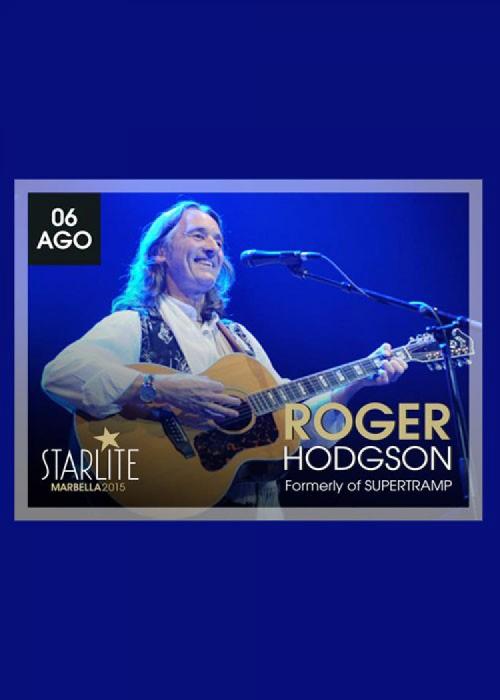 Cartel de Concierto de Roger Hodgson (Supertramp) en Marbella (Starlite 2015)
