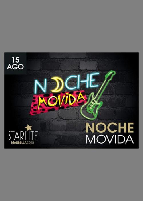 Cartel de Noche Movida en Marbella (Starlite 2015)