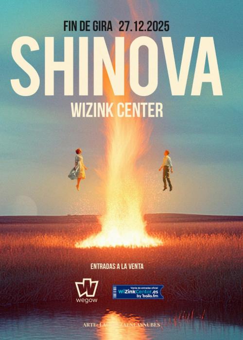 Cartel de Concierto de Shinova en Madrid