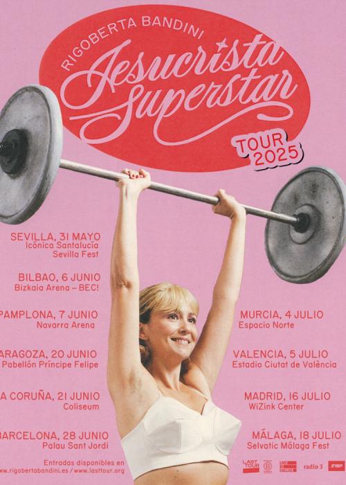 Cartel de Concierto de Rigoberta Bandini en Sevilla