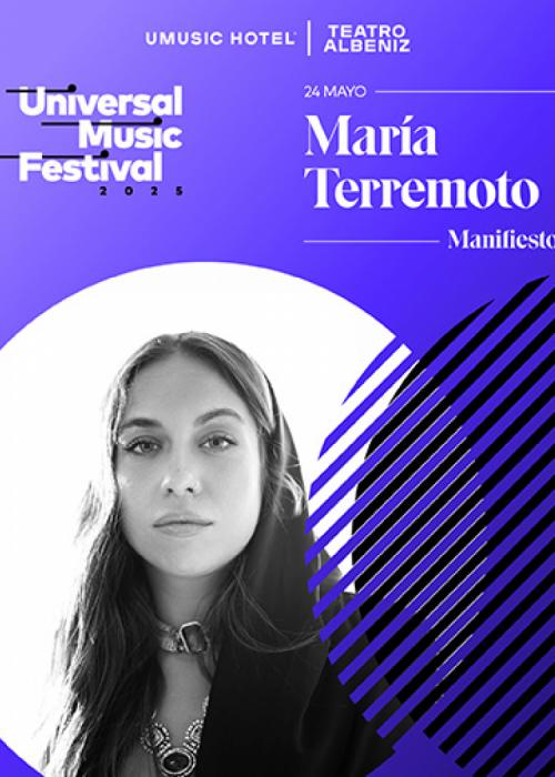 Cartel de Concierto de María Terremoto en Madrid