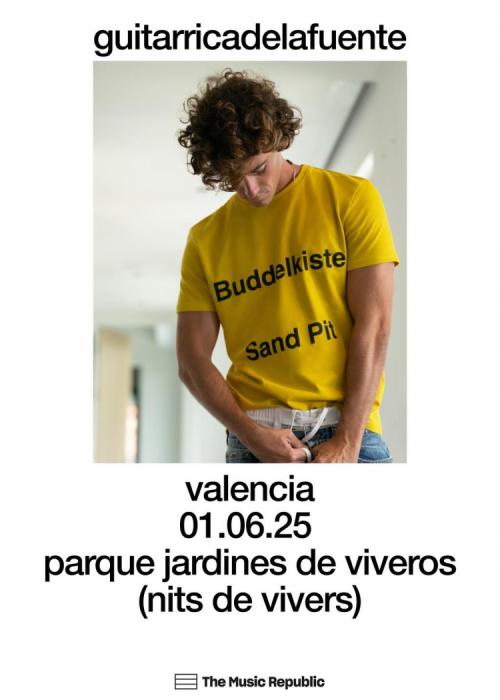 Cartel de Guitarricadelafuente en Valencia