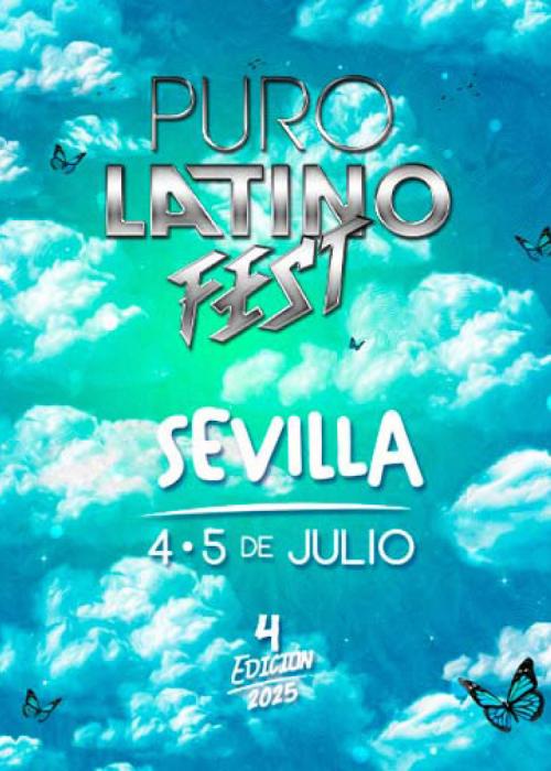 Cartel de Puro Latino Fest Sevilla 2025