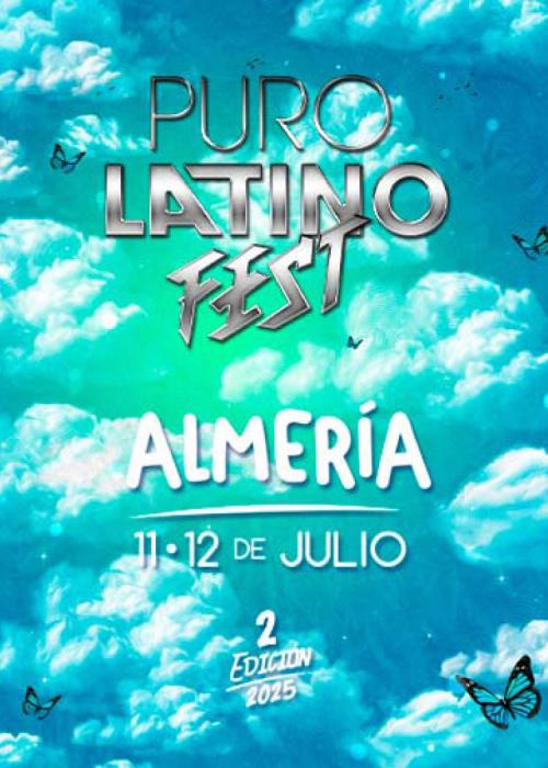 Cartel de Puro Latino Fest Almería 2025