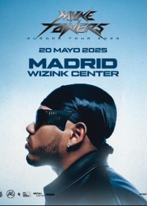 Cartel de Concierto de Myke Towers en Madrid