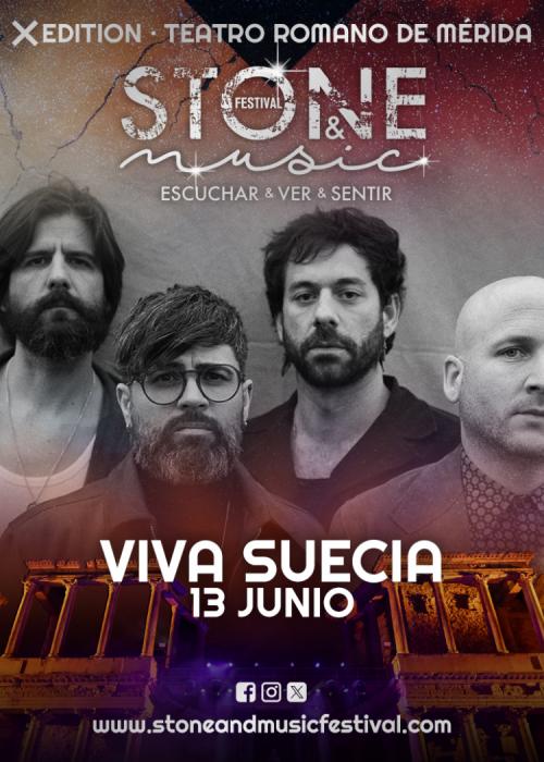 Cartel de Concierto de Viva Suecia en Mérida