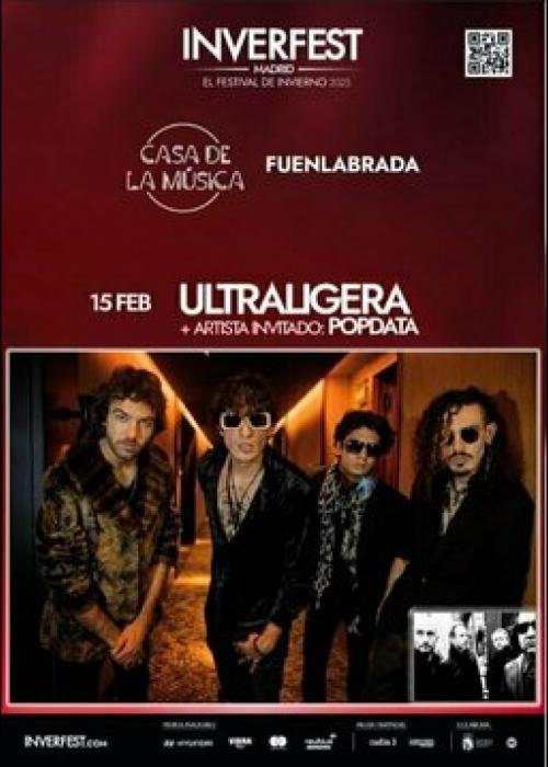 Cartel de Concierto de Ultraligera en Fuenlabrada