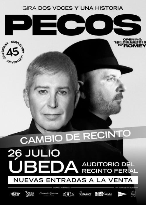 Cartel de Concierto de Los Pecos en Úbeda