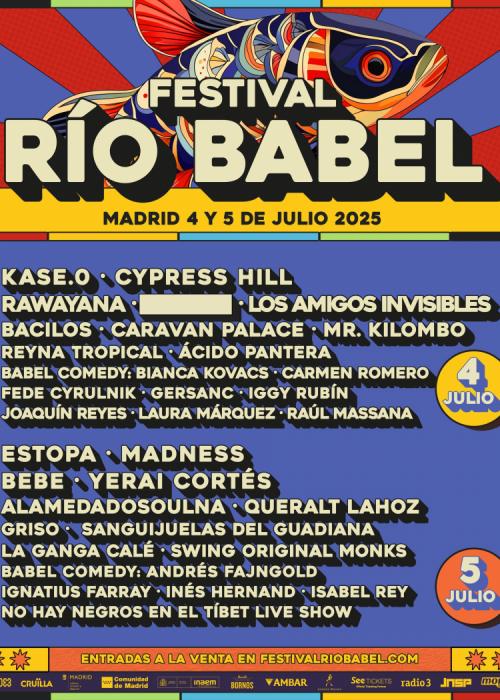 Cartel de Festival Rio Babel 2025