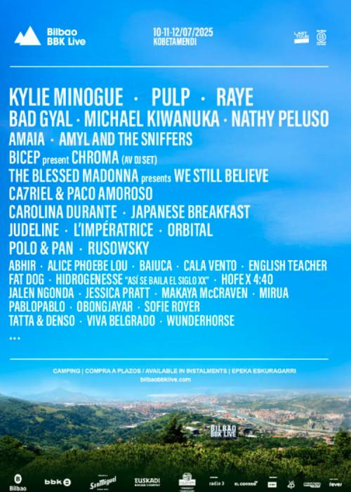 Cartel de Bilbao BBK Live 2025