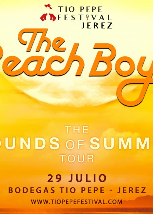 Cartel de The Beach Boys en Jerez de la Frontera