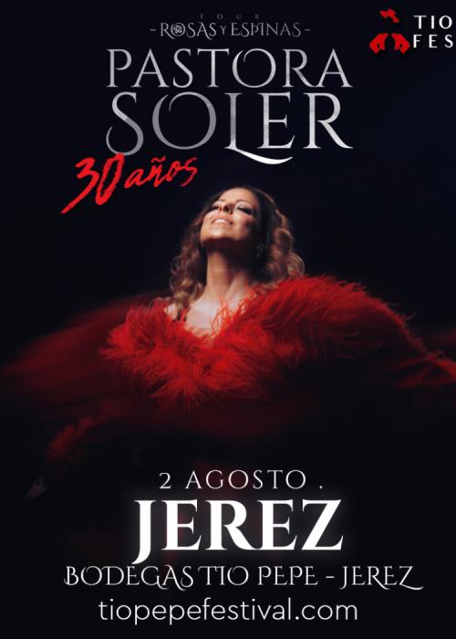 Cartel de Concierto de Pastora Soler en Jerez de la Frontera