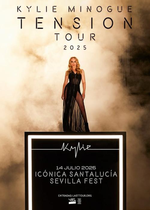 Cartel de Concierto de Kylie Minogue en Sevilla