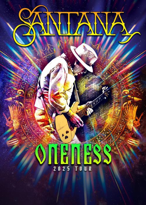 Cartel de Carlos Santana en Jerez de la Frontera