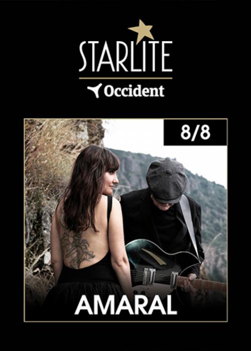 Cartel de Concierto de Amaral en Marbella