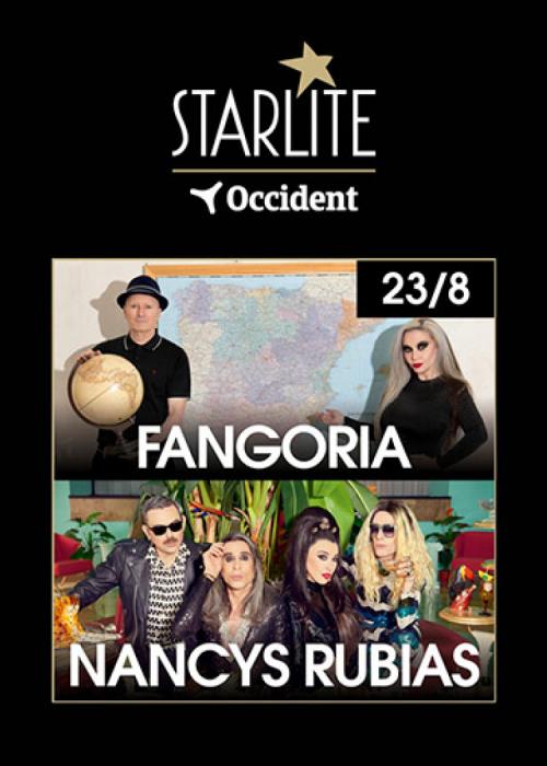 Cartel de Concierto de Fangoria + Nancys Rubias en Marbella