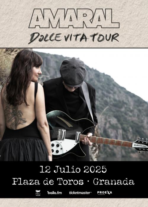 Cartel de Concierto de Amaral en Granada