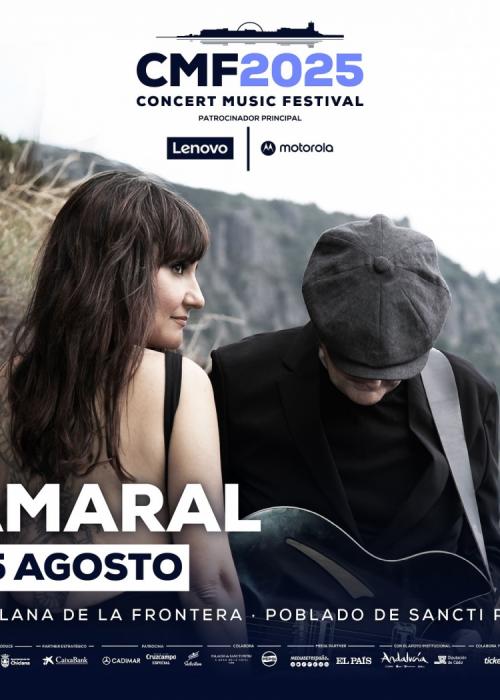 Cartel de Concierto de Amaral en Chiclana de la Frontera