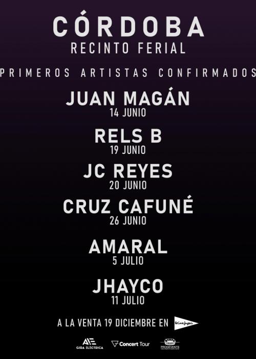 Cartel de Concierto de Jc Reyes en Córdoba