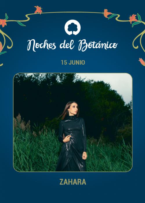 Cartel de Concierto de Zahara en Madrid