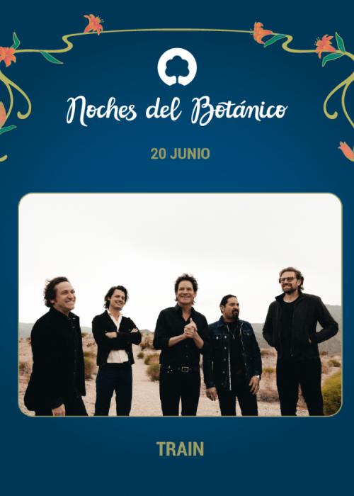 Cartel de Concierto de Train + Carlos Sadness en Madrid
