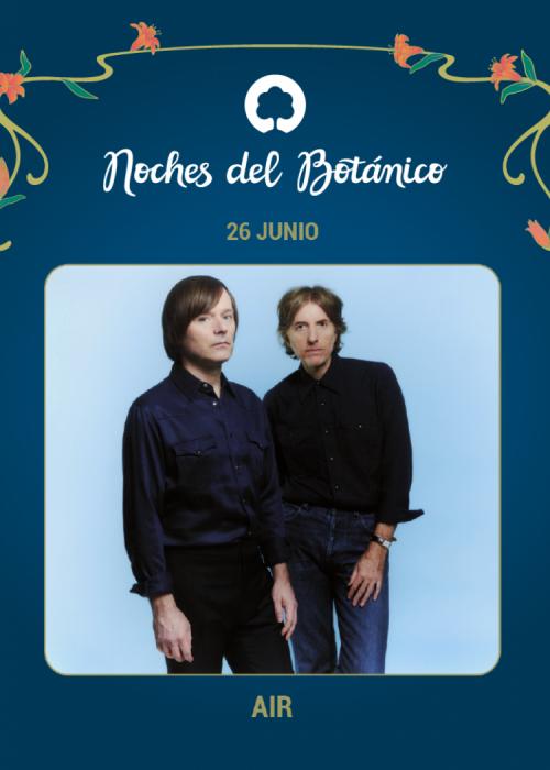 Cartel de Concierto de Air en Madrid