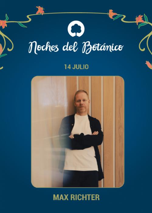 Cartel de Concierto de Max Richter en Madrid