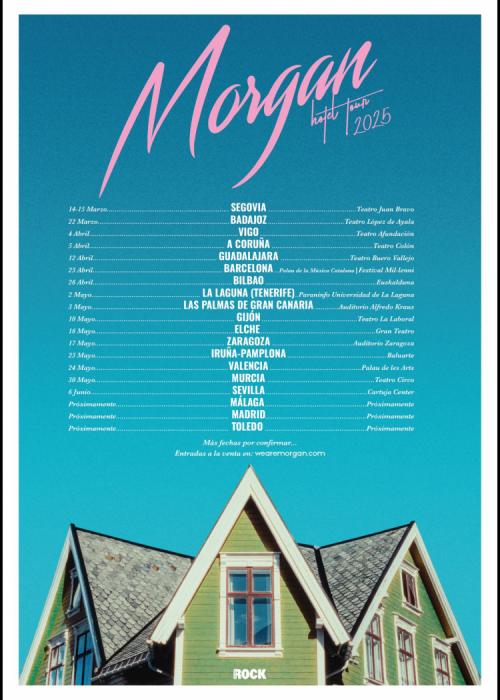 Cartel de Concierto de Morgan en Bilbao