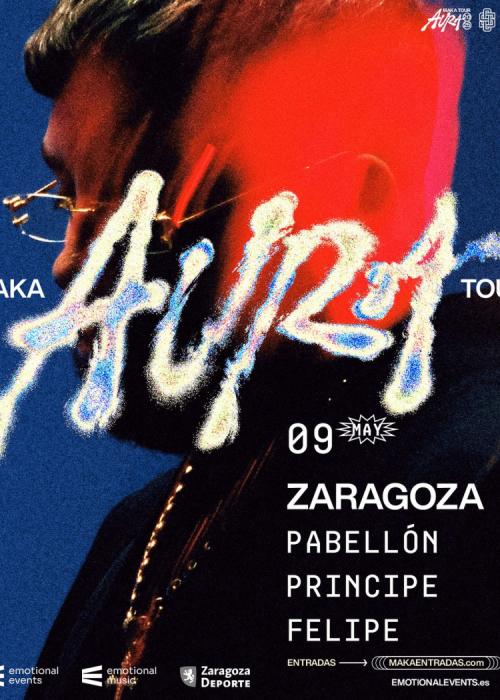 Cartel de Concierto de Maka en Zaragoza