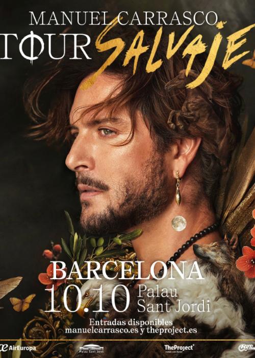 Cartel de Concierto de Manuel Carrasco en Barcelona