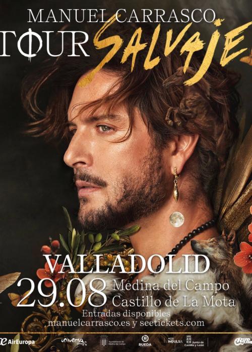 Cartel de Concierto de Manuel Carrasco en Valladolid