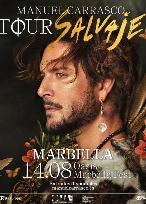 Cartel de Concierto de Manuel Carrasco en Marbella