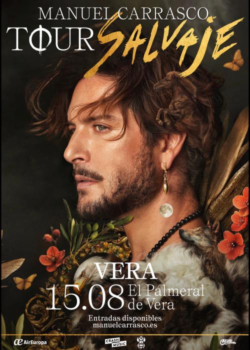 Cartel de Concierto de Manuel Carrasco en Almeria