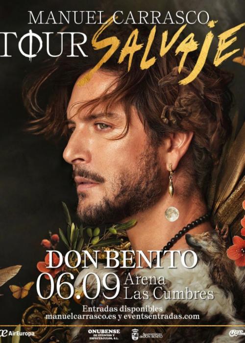 Cartel de Concierto de Manuel Carrasco en Badajoz