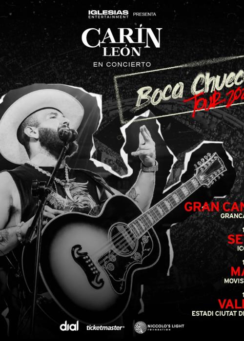 Cartel de Concierto de Carin León en Sevilla